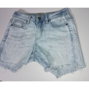 TRUE CRAFT, Distressed Denim Shorts, Size 1